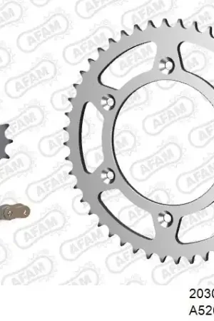 Shop Nu AFAM - 520MR2 112 ARS (CLIP) GOLD & SPROCKETS - Chain Kits - STEEL