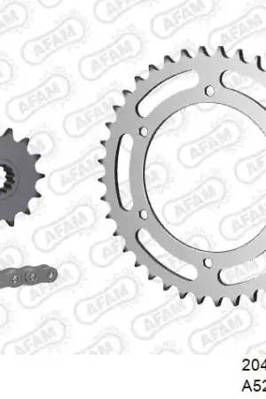 AFAM - 525XMR3 104 MRS (RIVET) & SPROCKETS - Chain Kits - STEEL Finale Uitverkoop