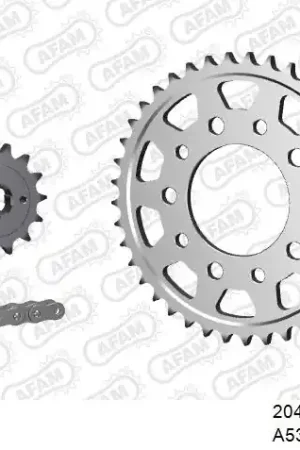 Meest Verkocht AFAM - 530XMR3 108 MRS - Chain Kits - STEEL