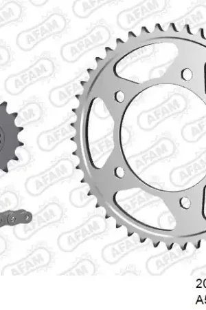 AFAM - 525XMR3 108 MRS (RIVET) - Chain Kits - STEEL Lage Prijs