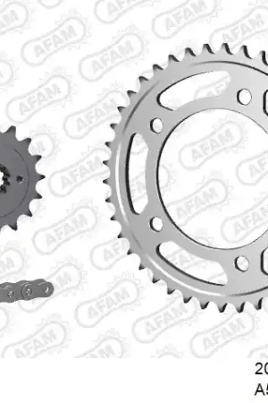 AFAM - 525XMR3 124 MRS (RIVET) & SPROCKETS - Chain Kits - STEEL Weekendaanbieding
