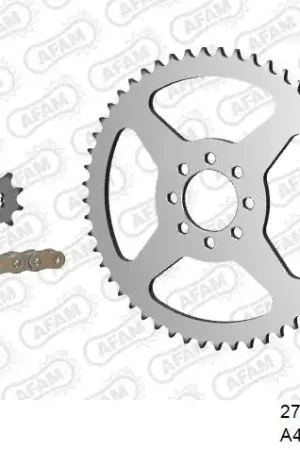 Tijdelijk Beschikbaar AFAM - 420R1 124 AR - Chain Kits - Gold en Staal