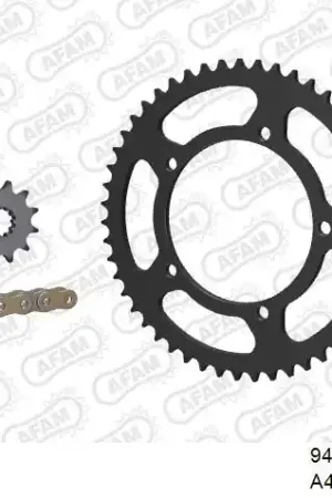 AFAM - 420R1 128 AR (CLIP) GOLD & SPROCKETS - STEEL Modern