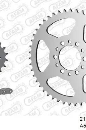 Korting AFAM - 520XLR2 102 ARS (CLIP) - Chain Kits - STEEL