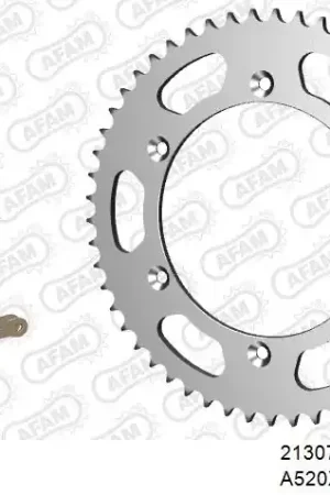 Merkproduct AFAM - 520XRR3 110 ARS (CLIP) GOLD & SPROCKETS - Chain Kits - STEEL