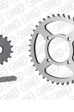 Laatste Kans AFAM - 530HS 96 AR (CLIP) & SPROCKETS - Chain Kits - STEEL