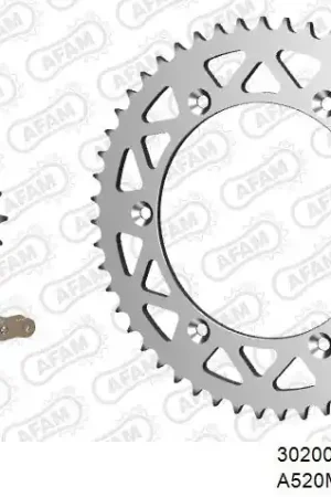 Op = Op AFAM - 520MR2 112 ARS (CLIP) GOLD & SPROCKETS - Chain Kits - ALU