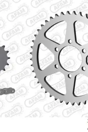 Seizoensaanbieding AFAM - 530HS 104 AR - Chain Kits - STEEL