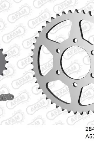 Budget AFAM - 530XMR3 108 MRS (RIVET) & SPROCKETS - Chain Kits - STEEL