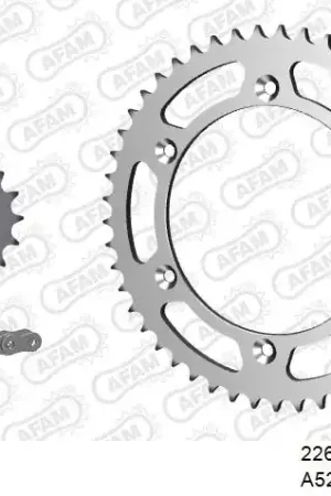 Trendy AFAM - 520XMR3 116 MRS (RIVET) & SPROCKETS - Chain Kits - STEEL