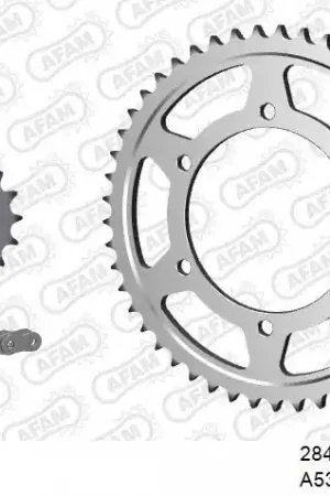 Aanbieding AFAM - 530XMR3 110 MRS (RIVET) - Chain Kits - STEEL