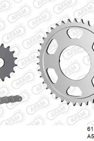Beperkte Voorraad AFAM - 520XLR2 106 ARS (CLIP) & SPROCKETS - Chain Kits - STEEL