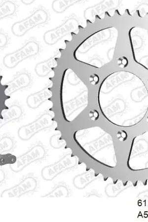 Ambachtelijk AFAM - 520XLR2 114 ARS (CLIP) & SPROCKETS - Chain Kits - STEEL