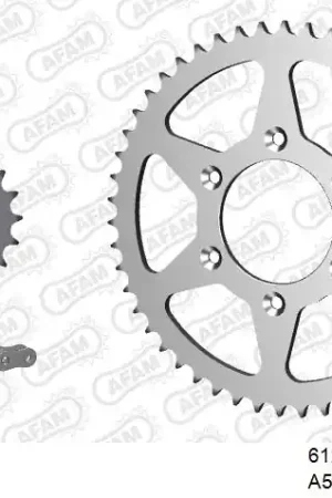 AFAM - 520XLR2 114 ARS (CLIP) & SPROCKETS - Chain Kits - STEEL Goedkoop