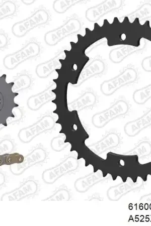 AFAM - 525XHR3 112 MRS - Chain Kits - GOLD & SPROCKETS Uitverkoop