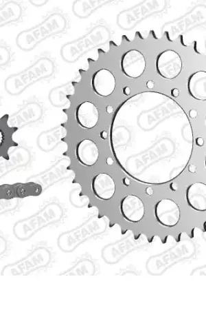 Beperkte Voorraad AFAM - 520M 98 AR (CLIP) & SPROCKETS - Chain Kits - ALU