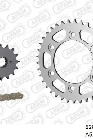 AFAM - 520XMR3 98 MRS (RIVET) & SPROCKETS - Chain Kits - STEEL Beste Prijs