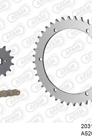 Lage Prijs AFAM - 520XRR3 94 ARS (CLIP) GOLD & SPROCKETS - STEEL