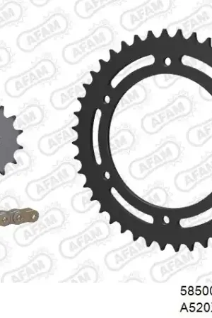 AFAM - 520XMR3 106 MRS (RIVET) & SPROCKETS - Chain Kits - Staal Modern