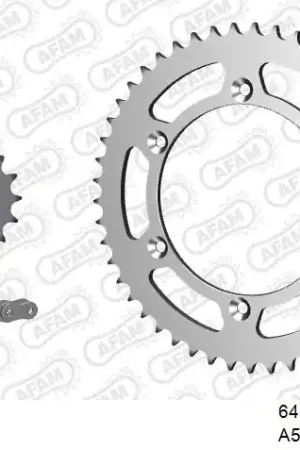 Luxe AFAM - 520XRR3 114 ARS (CLIP) GOLD & SPROCKETS - STEEL