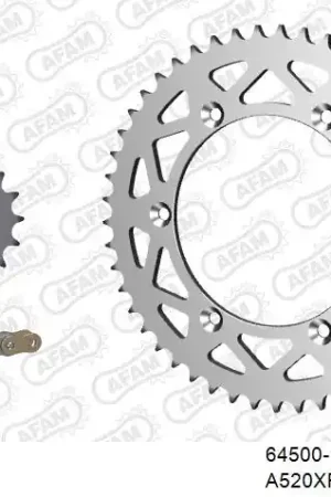 Korting AFAM - 520XRR3 116 ARS (CLIP) GOLD & SPROCKETS - ALU