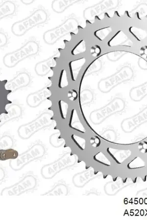 Laatste Versie AFAM - 520XRR3 114 ARS (CLIP) GOLD & SPROCKETS - ALU