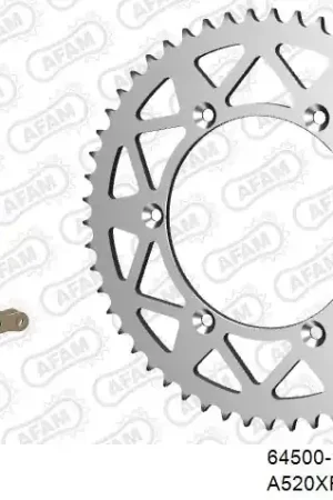AFAM - 520XRR3 118 ARS (CLIP) GOLD & SPROCKETS - Chain Kits - ALU Beperkte Voorraad