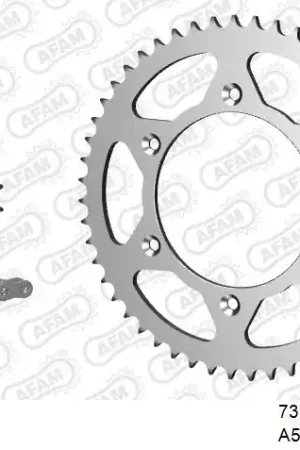 Favoriet AFAM - 520XRR3 114 ARS (CLIP) GOLD & SPROCKETS - STEEL