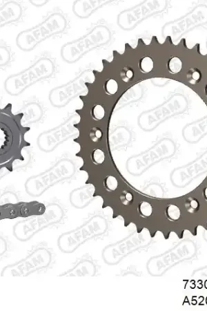 Voordeelprijs AFAM - 520XRR3 108 ARS (CLIP) GOLD & SPROCKETS - ALU