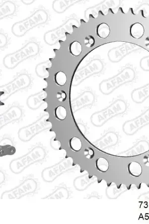 AFAM - 520XRR3 114 ARS (CLIP) GOLD & SPROCKETS - Chain Kits - ALU Gratis Verzending
