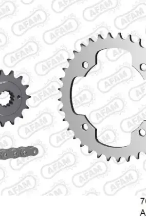 Gratis Retour AFAM - 520XRR3 92 ARS (CLIP) GOLD & SPROCKETS - STEEL