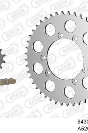 AFAM - 520MR2 102 ARS (CLIP) GOLD & SPROCKETS - Chain Kits - ALU Voordeelprijs