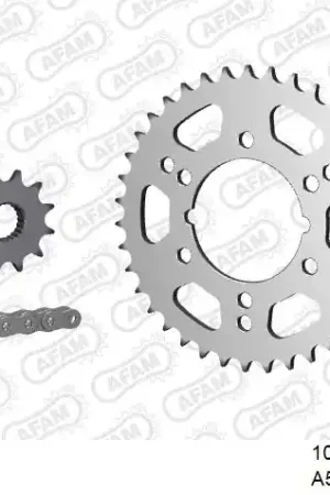 AFAM - 520XRR3 86 ARS (CLIP) GOLD & SPROCKETS - STEEL Aanbieding