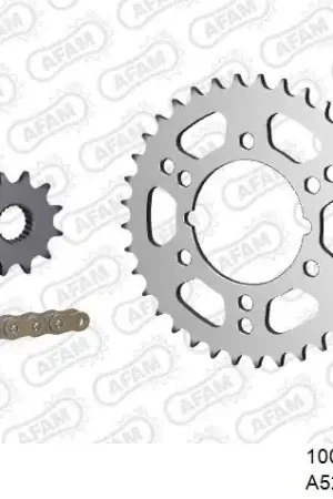 Koopje AFAM - 520XRR3 76 ARS (CLIP) GOLD & SPROCKETS - STEEL