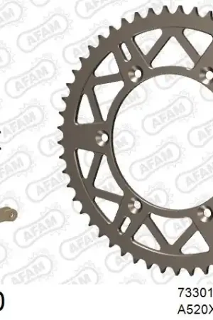 Beperkt Aanbod AFAM - 520XRR3 114 ARS (CLIP) GOLD & SPROCKETS - Chain Kits - ALU