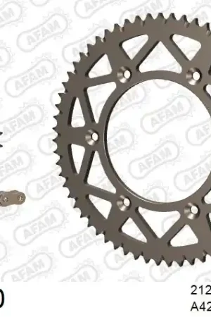 AFAM - 428MX 140 ARS (CLIP) GOLD & SPROCKETS - Chain Kits - ALU Koopje