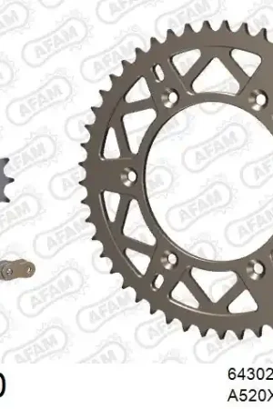 AFAM - 520XRR3 114 ARS (CLIP) GOLD & SPROCKETS - Chain Kits - ALU Beperkt Aanbod