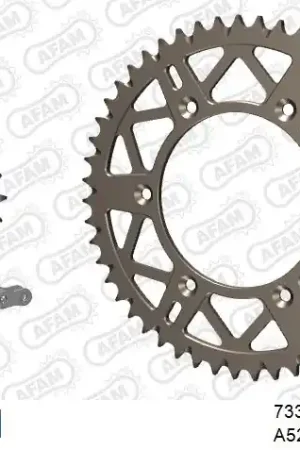 AFAM - 520XRR3 110 ARS (CLIP) GOLD & SPROCKETS - Chain Kits - ALU Veilige Betaling