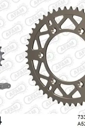 AFAM - 520XRR3 114 ARS (CLIP) GOLD & SPROCKETS - ALU Hoge Kwaliteit