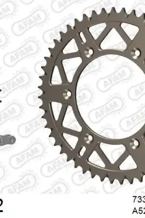Fabrieksprijs AFAM - 520XRR3 114 ARS (CLIP) GOLD & SPROCKETS - Chain Kits - ALU