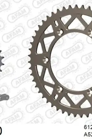 Shop Nu AFAM - 520XRR3 114 ARS (CLIP) GOLD & SPROCKETS - ALU