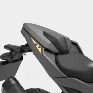 Kawasaki Buddyseat Cover Matte Steel Nieuw Model