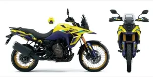 Suzuki Stickerset V-Strom 800DE geel Hete Deal