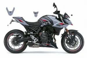 Kit Deco GSX8S Grey/Red/Mat Seizoensaanbieding