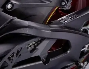 Carbon hielplaat&swingarm prot. GSX-R Gratis Verzending