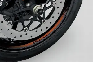 Snelle Levering Wielstriping goud, Hayabusa logo