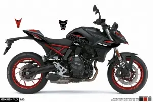 Kit Deco GSX8S black/red Beperkte Voorraad