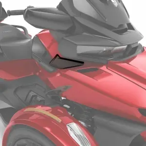 Can-Am Spyder RT Zijwindschermen Boven Exclusieve Aanbieding