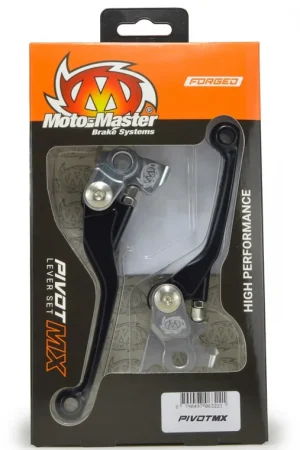 Op = Op MOTO MASTER - LEVER FORGED MX PIVOT SET - Hand Controls - KAWASAKI, BLACK