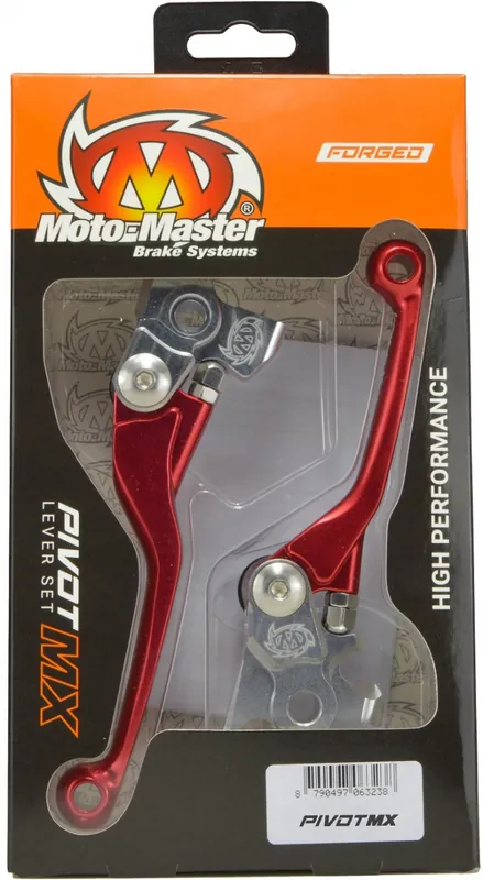 MOTO MASTER - LEVER FORGED MX PIVOT SET - Hand Controls - KTM, RED Aanbieding